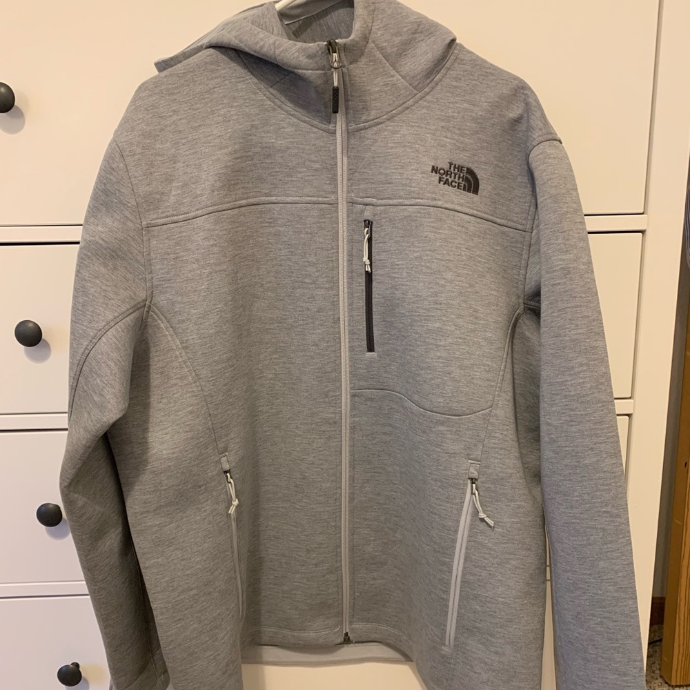 THE NORTH FACE Grey Athletic Hoodie